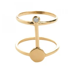 A Spectral Haze Ring Förgylld