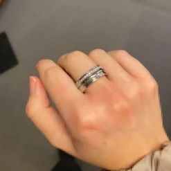 Aeternitas Ring Vitguld
