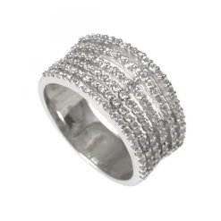 Alliansring Vitguld Diamanter