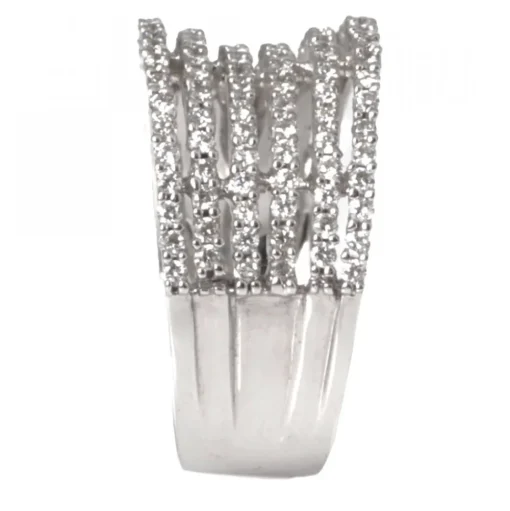 Alliansring Vitguld Diamanter