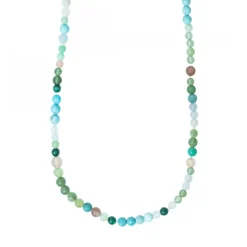 Bead Collier Mix Turkos 80 cm