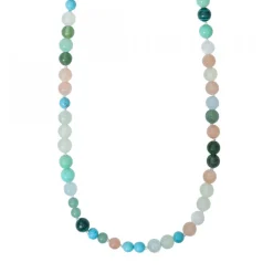 Bead Collier Mix Turkos 90 cm