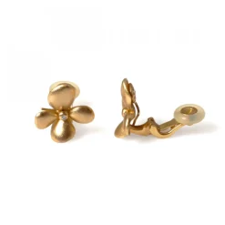 Blomst Örhängen Clips