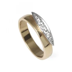 Briljantring Guld 9 Diamanter 0,16ct Engelbert