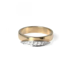 Briljantring Guld 9 Diamanter 0,16ct Engelbert