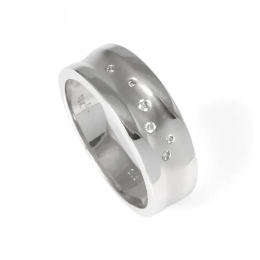 Briljantring Vitguld 0,05ct
