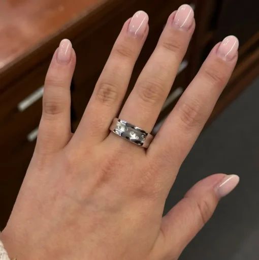 Briljantring Vitguld 0,05ct