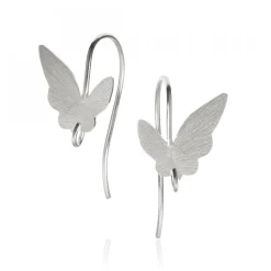 Butterfly Örhängen Silver Krok