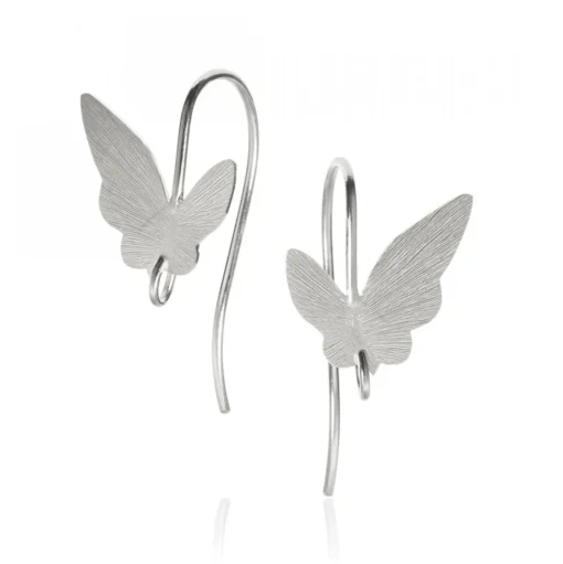 Butterfly Örhängen Silver Krok
