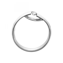 Centenary Diamantring Vitguld