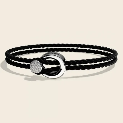 Changes Petite Silk Bacelet Black Diamonds