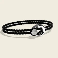 Changes Petite Silk Bacelet Black Diamonds