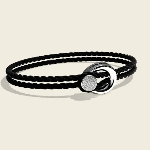 Changes Petite Silk Bacelet Black Diamonds