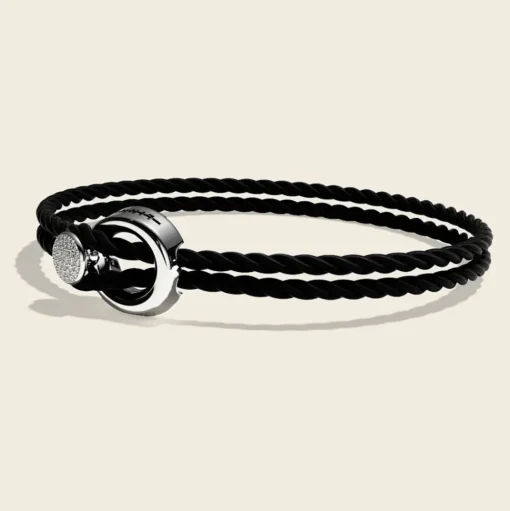 Changes Petite Silk Bacelet Black Diamonds