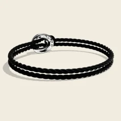 Changes Petite Silk Bacelet Black Diamonds