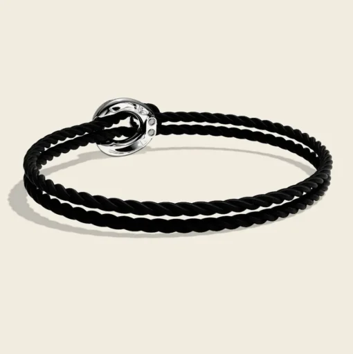 Changes Petite Silk Bacelet Black Diamonds