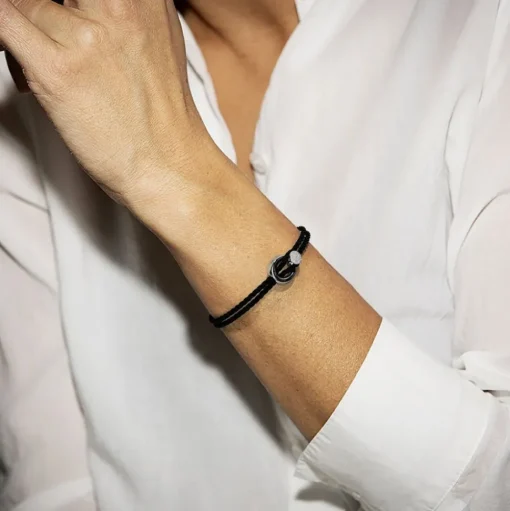 Changes Petite Silk Bacelet Black Diamonds
