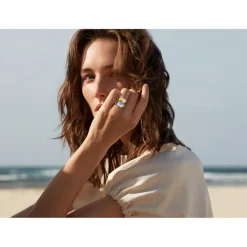 Curve Ring Silver/Guld