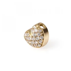 Diamanthänge Hjärta Pavé Rödguld