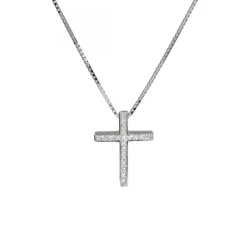 Diamantkors Vitguld