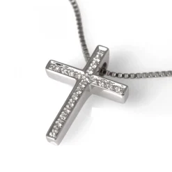 Diamantkors Vitguld