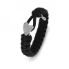 From Soldier to Soldier Armband Hjärta Pavé Svart