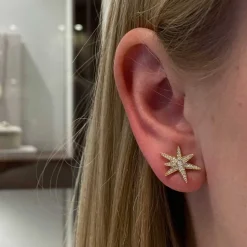 Funky Stars Örhängen Mellan