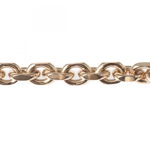 Guldarmband Ankarkedja Flackslipad 18k