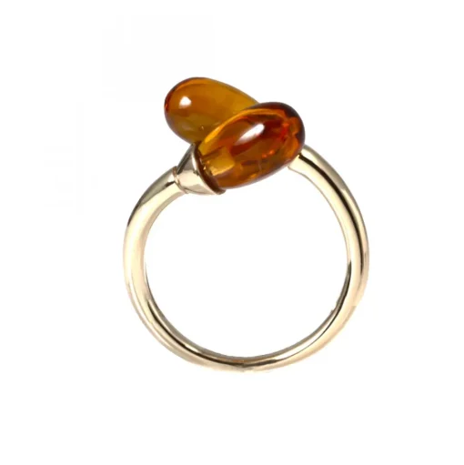 Guldring Omlott Citrin Emporio Armani