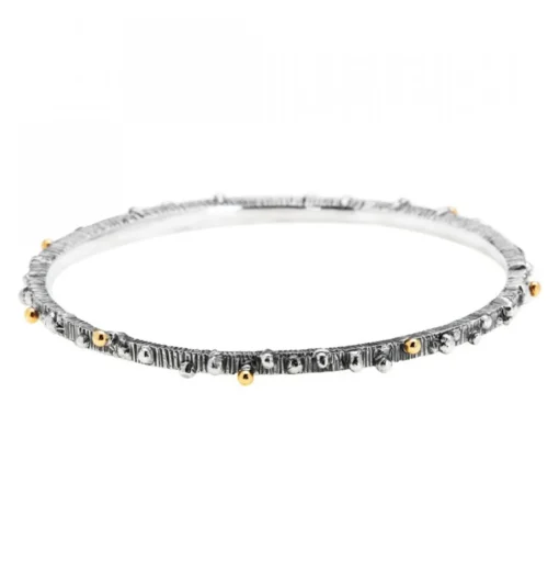 Havsanemon Armring Silver/Guld