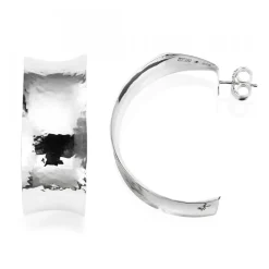 Hooked On Simone Hoops Silver