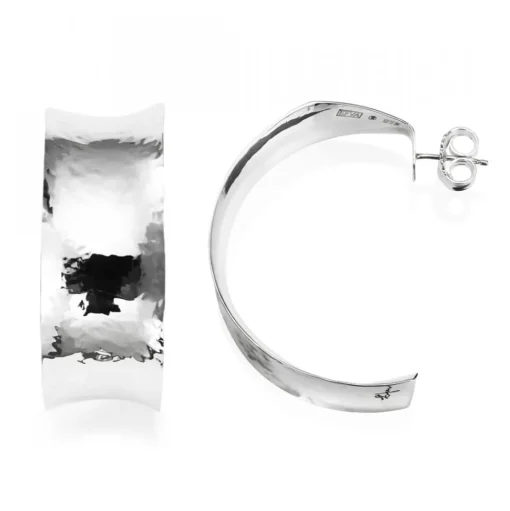 Hooked On Simone Hoops Silver