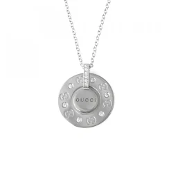 Icon Halsband Vitguld