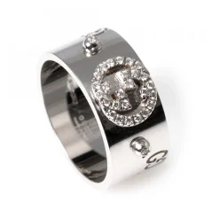 Icon Ring Vitguld