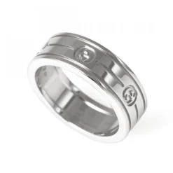 Interlocked Ring Vitguld