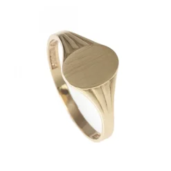Klackring Matt Guld