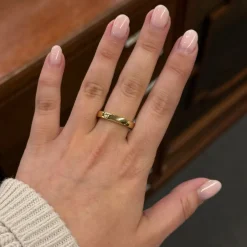 Logo Noneau Slät Guldring 3,5mm Engelbert