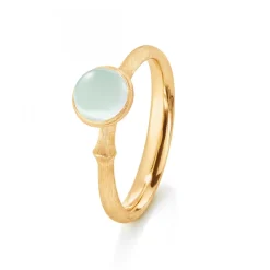 Lotus Ring 0 Akvamarin