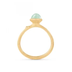 Lotus Ring 0 Akvamarin