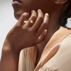 Lotus Ring 0 Blush Månsten