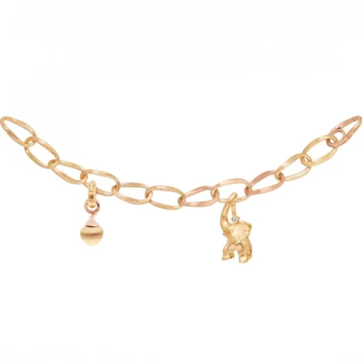 Love Armband Medium Guld 18 cm