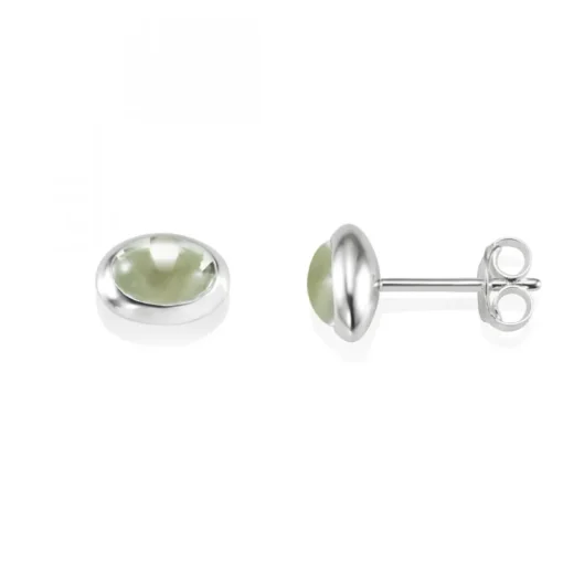 Love Bead Örhängen - Silver Grönkvarts Efva Attling
