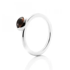 Love Bead Ring - Rökkvarts