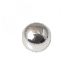 Lås Kula Blank Vitguld 11 mm