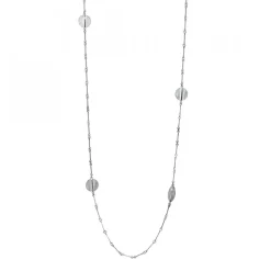 Nile Silverhalsband 106 cm