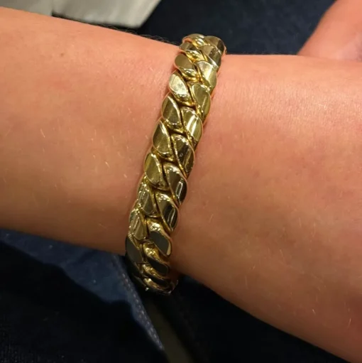 Pansarkedja Guldarmband 18k