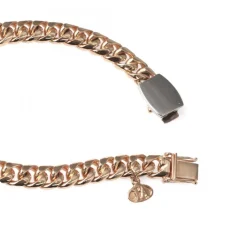 Pansarkedja Guldarmband Vitguldslås 18k