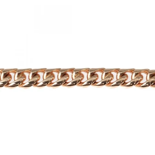 Pansarkedja Guldarmband Vitguldslås 18k