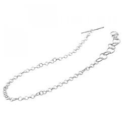 Pinnlåskedja Silver 50 cm