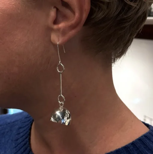 Recycled Raised Krokörhängen Silver